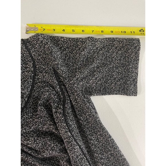 WHITE HOUSE BLACK MARKET Women’s business dress black white pockets Size L Large - Picture 11 of 11